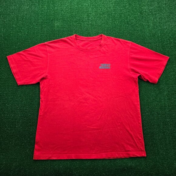 Tommy Bahama Tshirt Mens Large Red Three Mojitos‎ Birds Summer Beach Casual - Picture 2 of 9